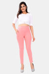 Sweet Moon Knit Cotton Yoga Leggings-Pastel Peach — thumbnail 2